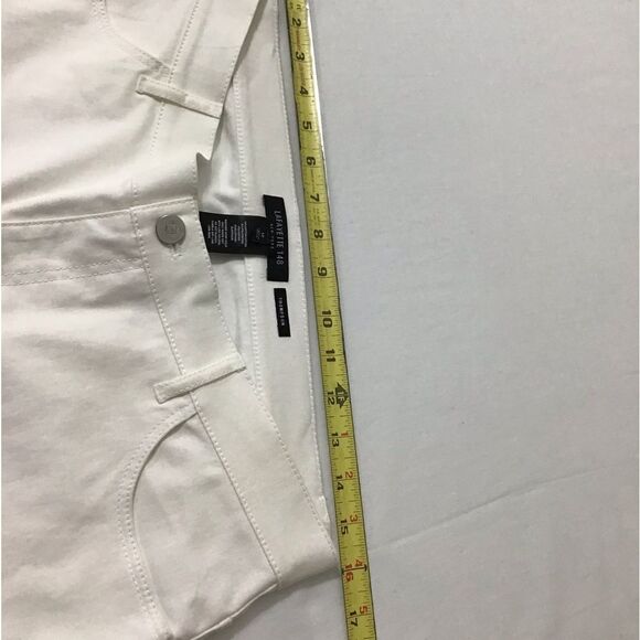 Lafayette 148 New York White Thompson Jeans Size 12 - Picture 11 of 14